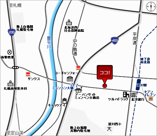 澄川整骨院　地図